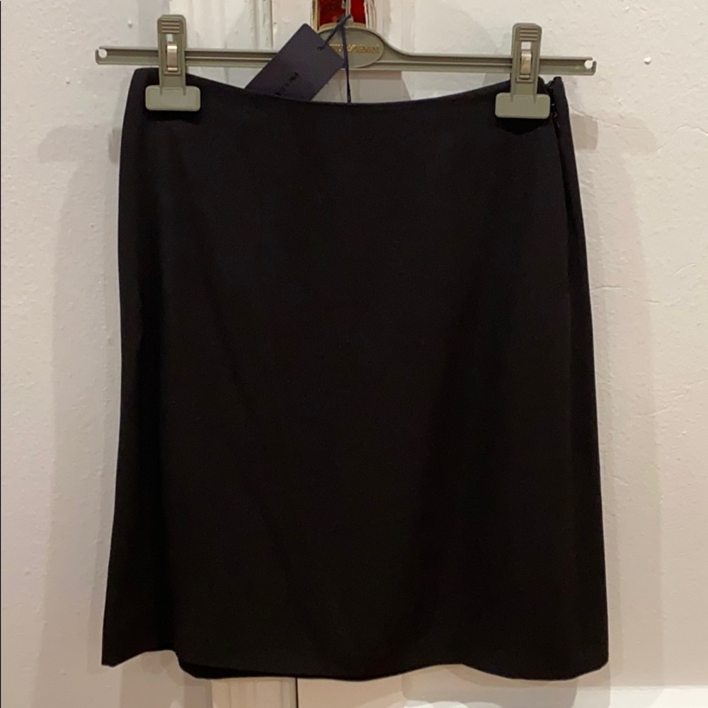 Prada Black A-Line Skirt
